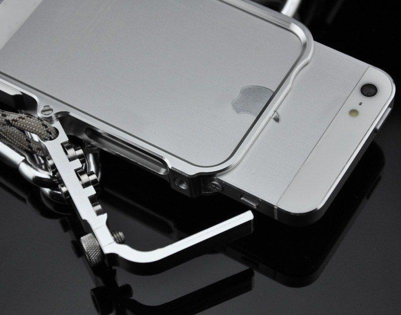 Aluminum Metal Bumper Phone Case For iPhone X Xs Max 7 8+