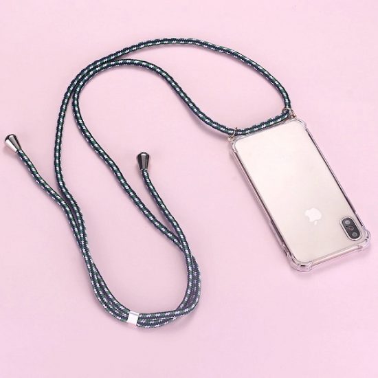 Necklace Phone Case with Cord Strap for iPhone 15 14 13 12 Pro