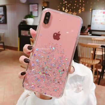 Glitter Flakes Phone Case For iPhone 11 Pro Max X Xs 8 7 6 6S Plus