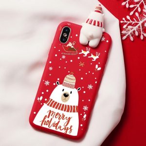 Merry Christmas Phone Case for iPhone 11 Pro Max Xr Xs Max 7 8 Plus