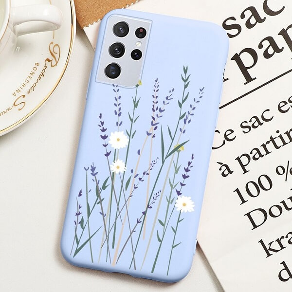 Flower Case for Samsung Galaxy S21 Ultra, S21 Plus