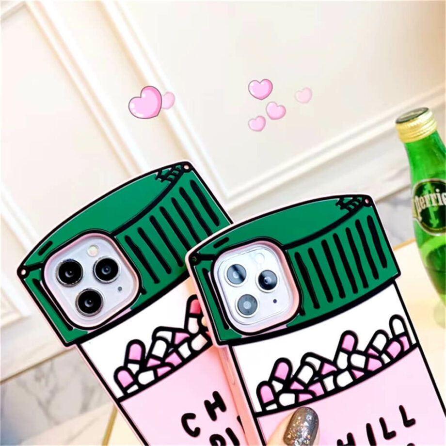 Chill Pills Phone Case for iPhone 15 14 13 12 11 series (4)