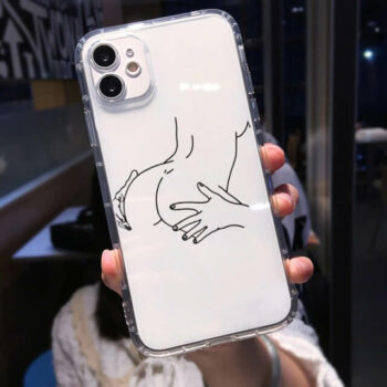 Nude Line Art Clear Phone Case For IPhone Pro Max