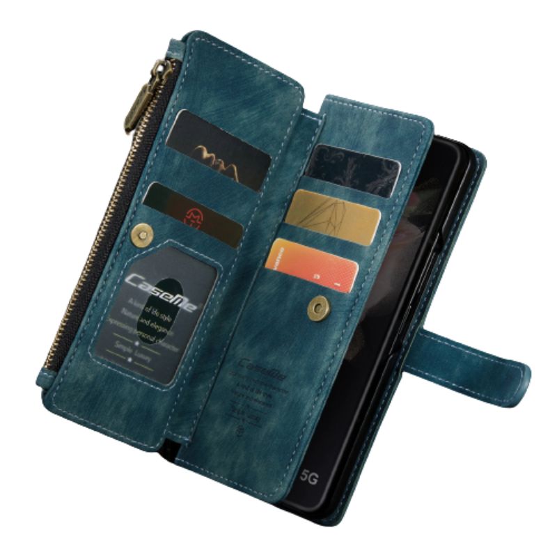 CaseMe Samsung Galaxy S23 Ultra Retro Flip Leather Wallet Case
