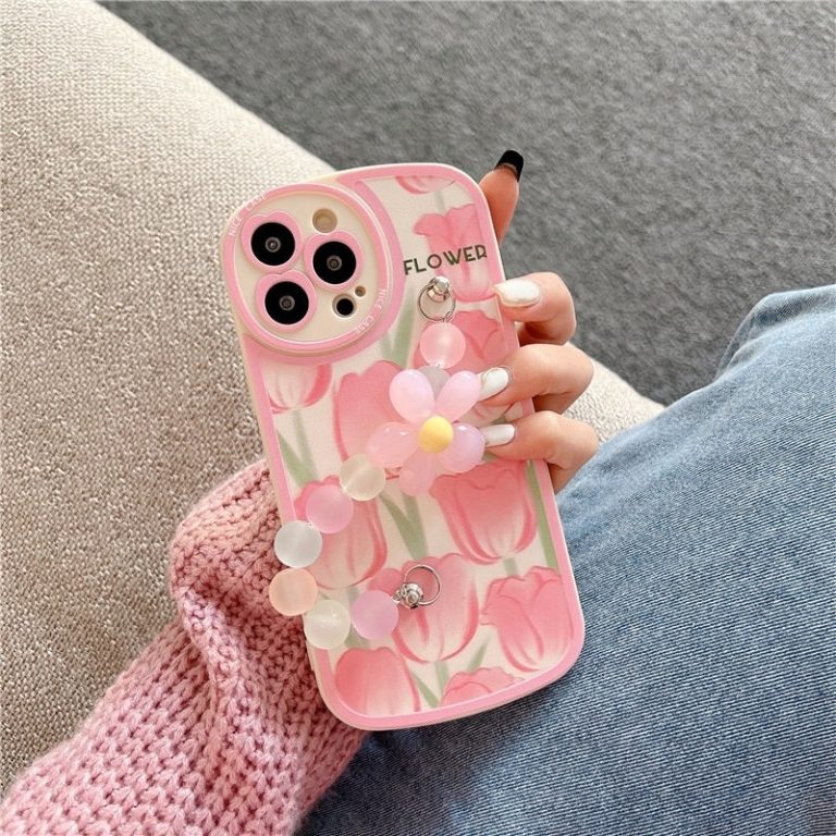 Spring Flower iPhone Case with Anti Fall Holder - Waw Cases