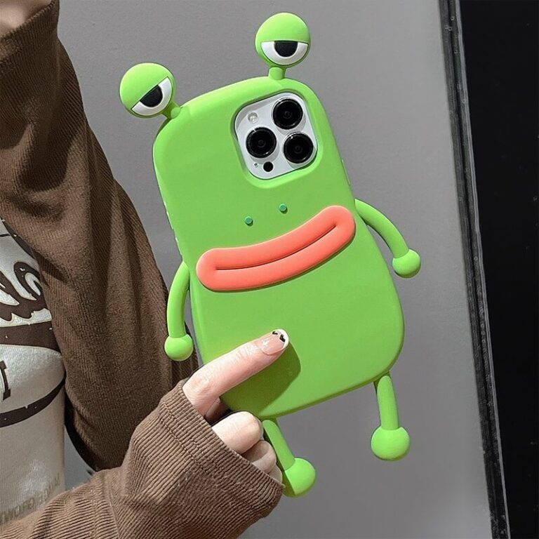 Cute Green Frog Phone Case - Waw Cases