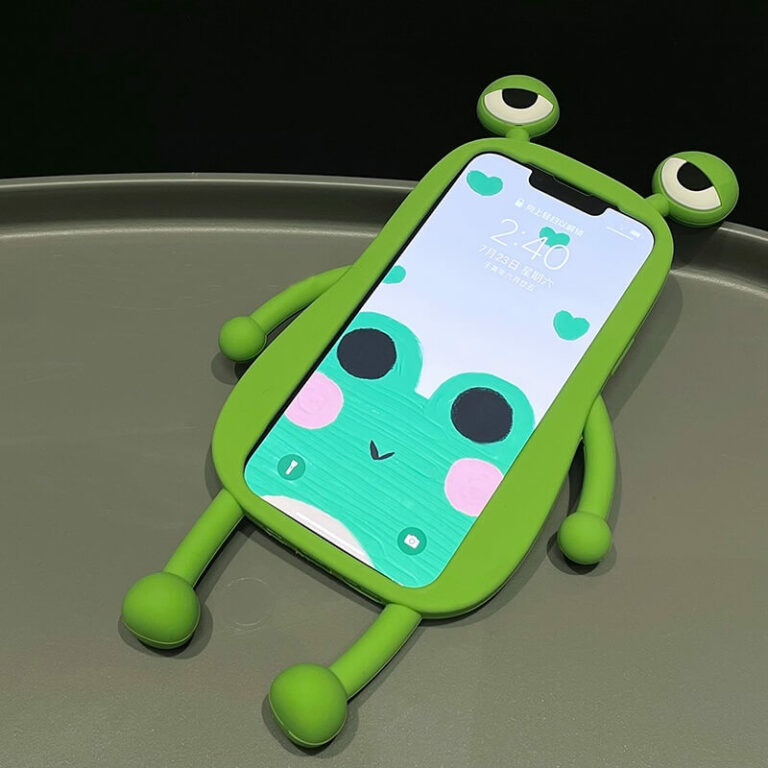 Cute Green Frog Phone Case - Waw Cases