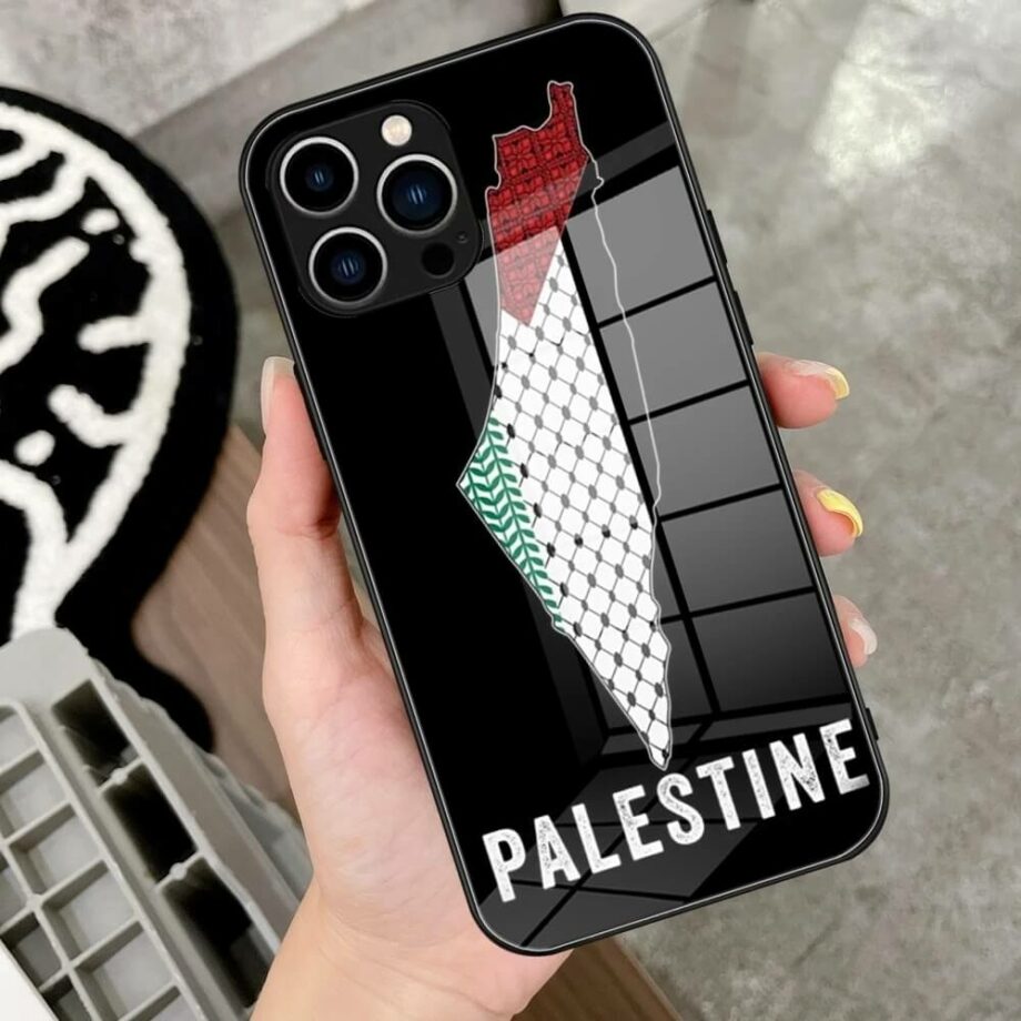 Palestine Map Soft iPhone Case