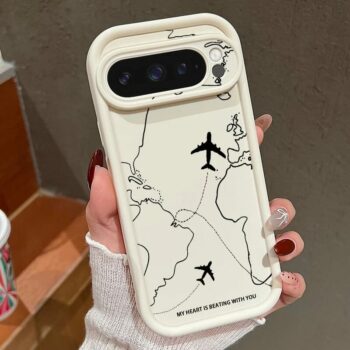 Wanderlust Flight Path Airplane Google Pixel Case