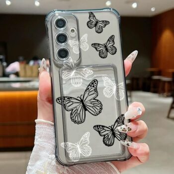 Aesthetic Butterfly Photocard Samsung Phone Case Cover