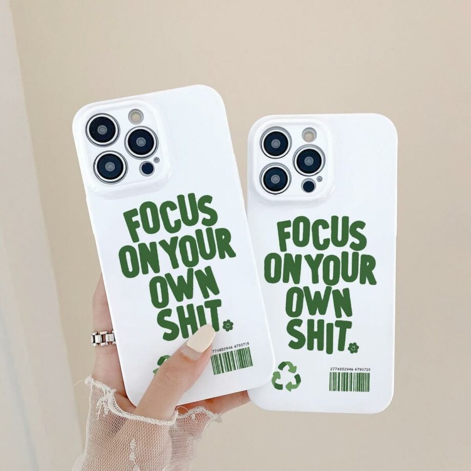 Focus on Your Own Shit iPhone Case