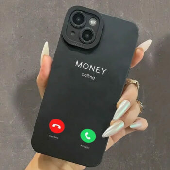Money Calling Quote iPhone Case