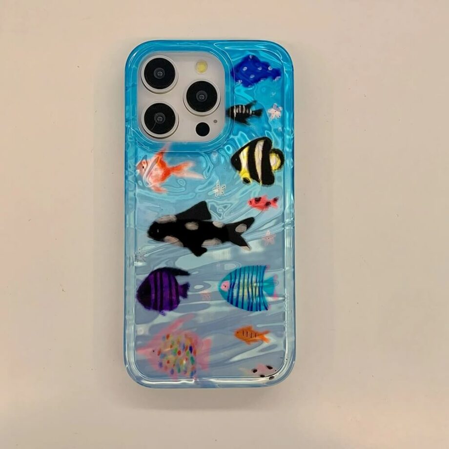 Neon Colorful Fish Aquarium Phone Case