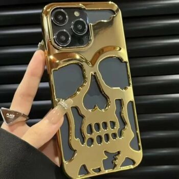 Luxury Hollow 3D Skull iPhone Case