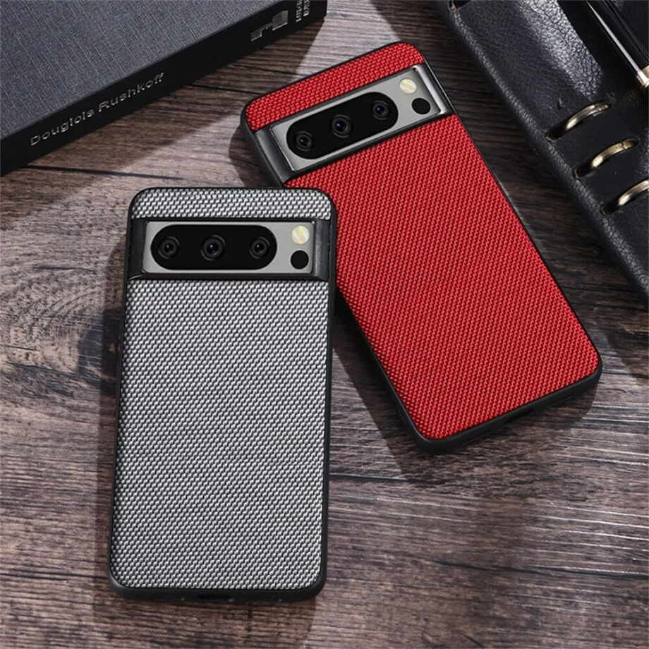 Woven Nylon Fabric Case for Google Pixel 9, andc9 Pro (2)