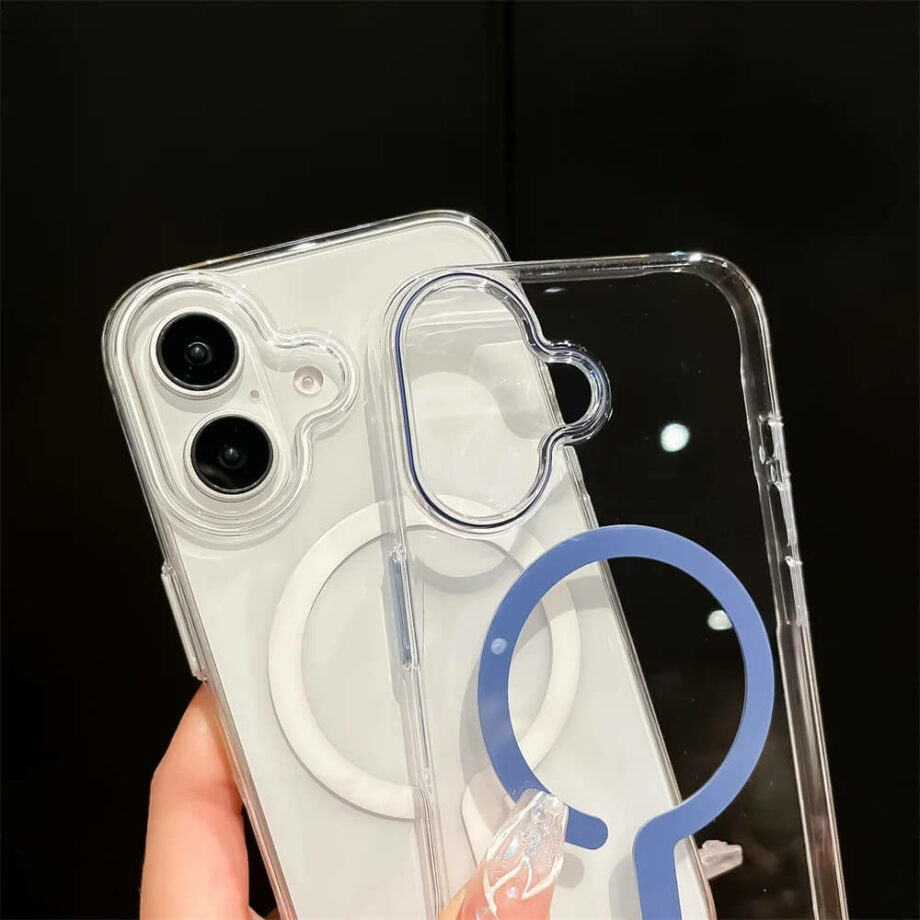 Clear Silicone Case with MagSafe for iPhone 16 (3)