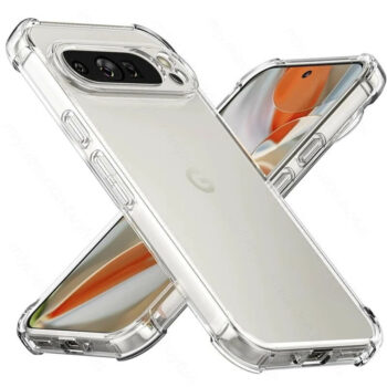 Crystal Transparent Heavy Duty Case for Pixel 9, 9 Pro, 9 Pro XL