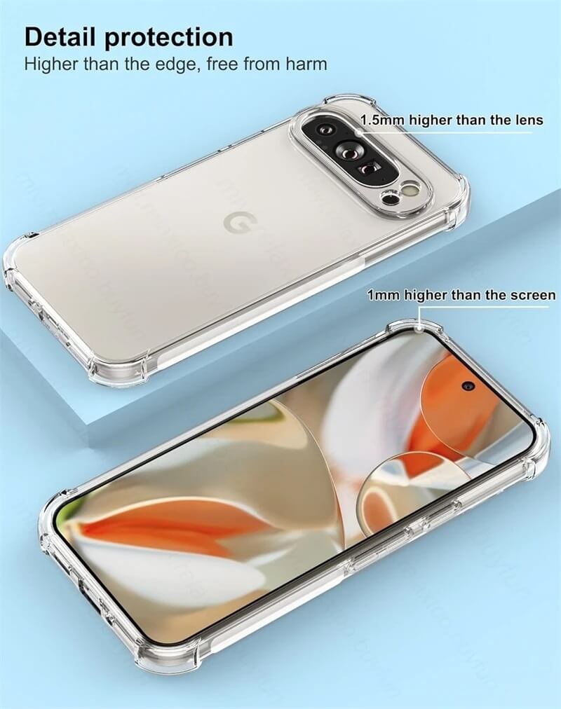 Crystal Transparent Heavy Duty Case for Pixel 9 Series