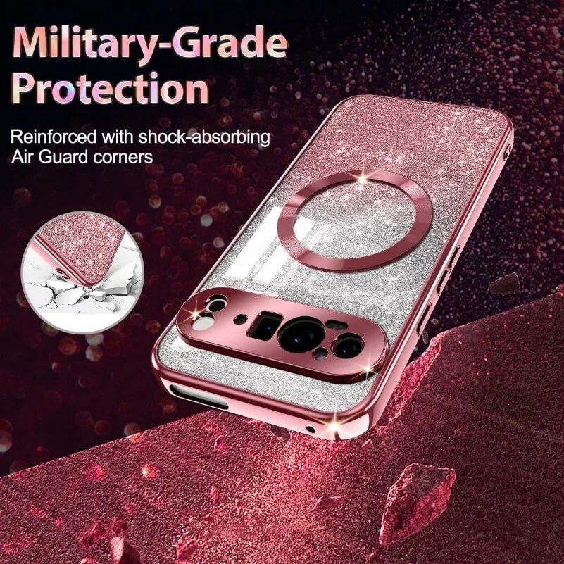 Glitter MagSafe Phone Case for Google 9, 9 Pro, 9 Pro XL