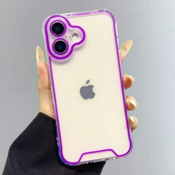 Luminous Chroma Neon Fluorescent Transparent iPhone 16 Case