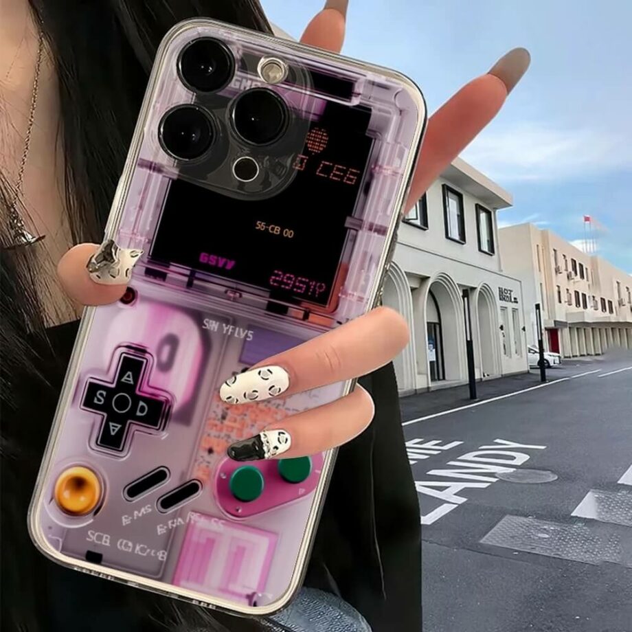 Transparent Retro Game iPhone Case (1)