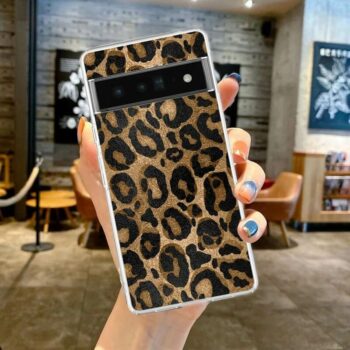 Wild Leopard Silicone Case for Google Pixel 9 Series