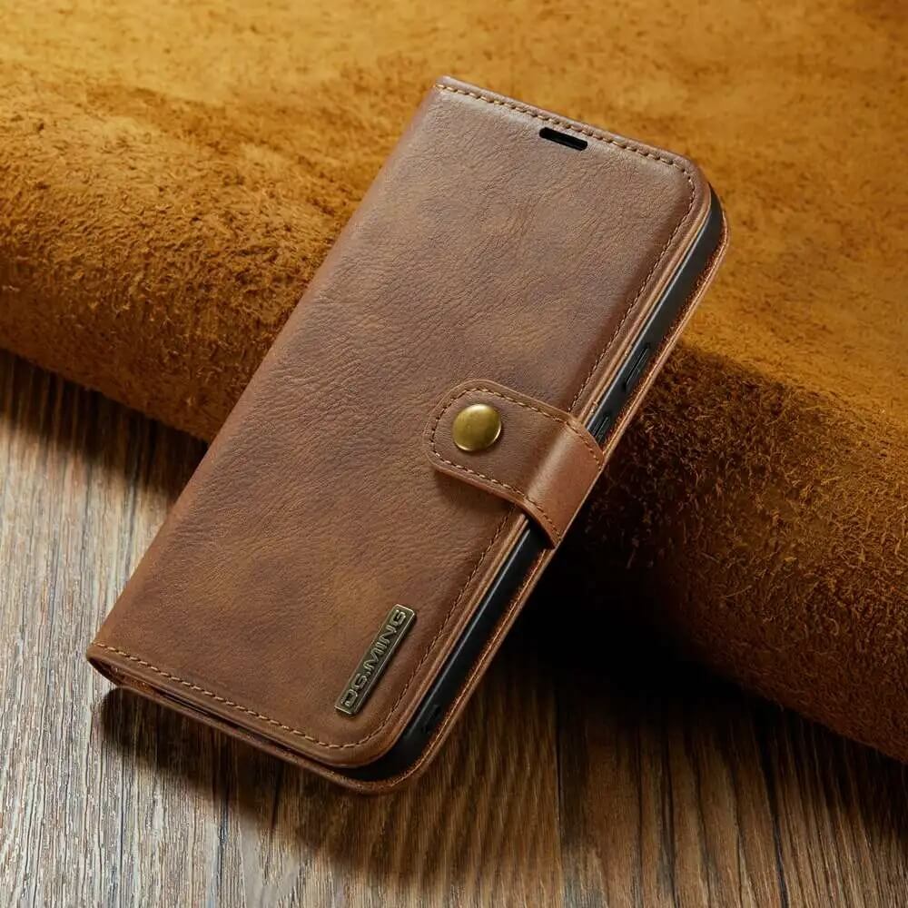 Detachable Leather Wallet Case with Card Slot for Pixel 9 Series