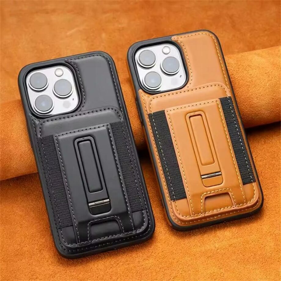 Detachable Magnetic Leather Wallet Case for iPhone 16 Series