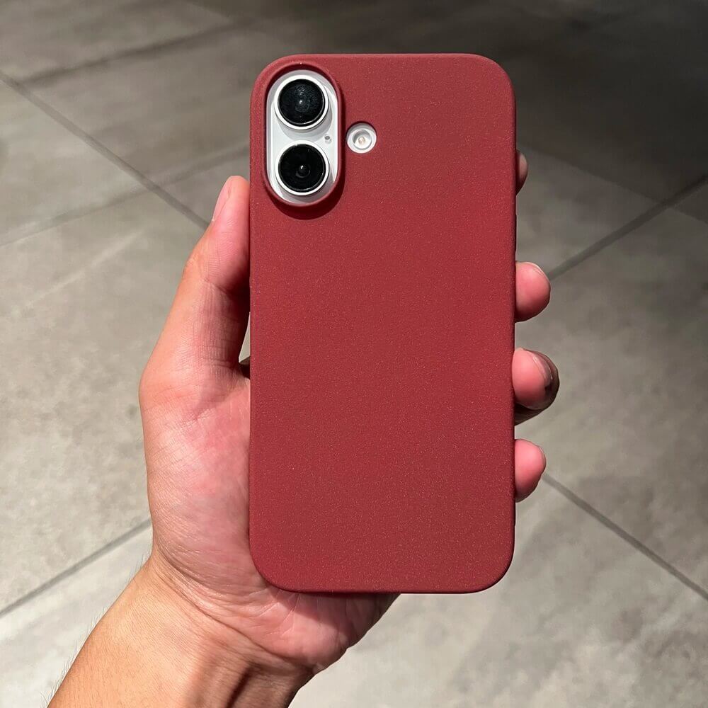 Red-Matte-Finish-Case-for-iPhone