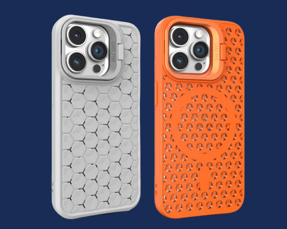 Top cooling materials for phone cases