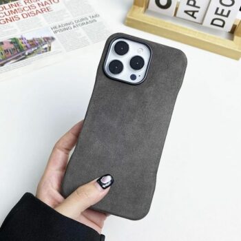 Ultra-Thin Frameless Alcantara MagSafe iPhone Case