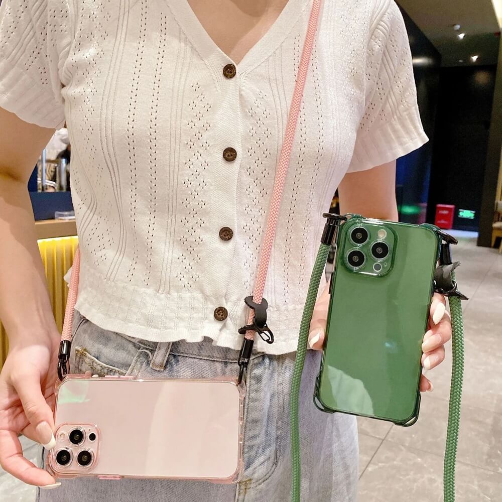 Phone Case with Adjustable Crossbody Strap