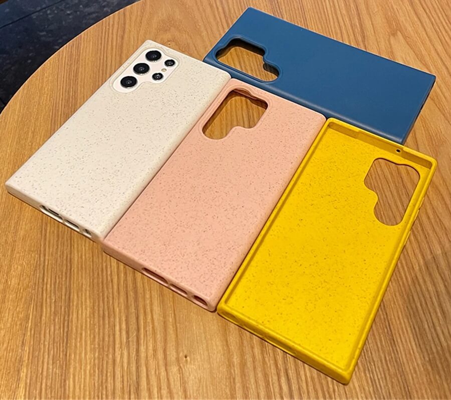 Eco-Friendly Wheat Straw Design Phone Case