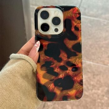 High Gloss Amber Tortoise Shell iPhone Case