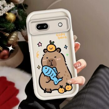 Cute Kawaii Cartoon Capybara Phone Case for Google Pixel Series