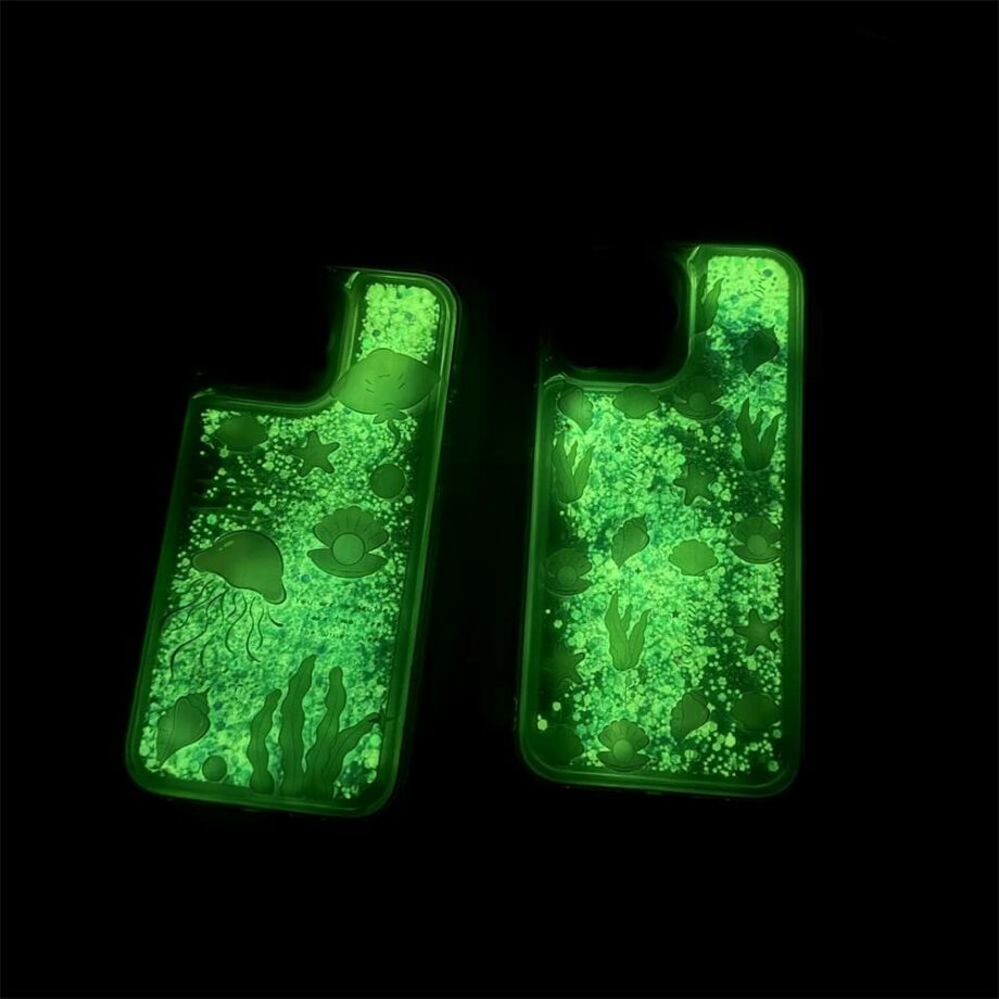 Glow in the Dark Liquid Floating iPhone Case